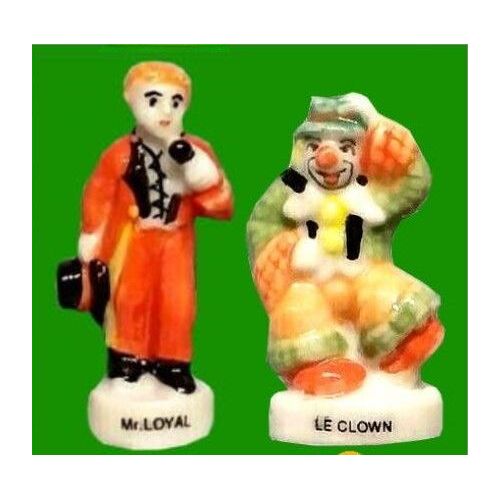Lot De 2 Fèves : Mr Loyal Et Clown. Série Cirque Banette. Banette / Prime, 1998
