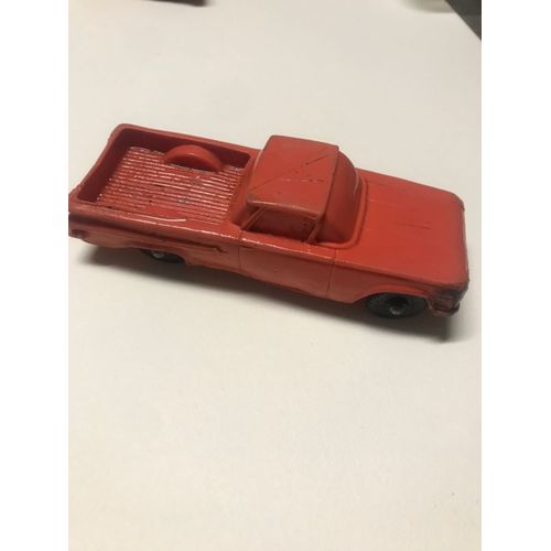 Voiture Miniature N°14 Pick Up Chevrolet Camino - Tomte Laerdal - Savanger Norway - Plastique 10x3,5 Cm - Vintage 