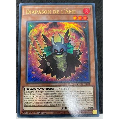 Yu Gi Oh Sdck Fr001 Diapason De L'âme Ultra Rare