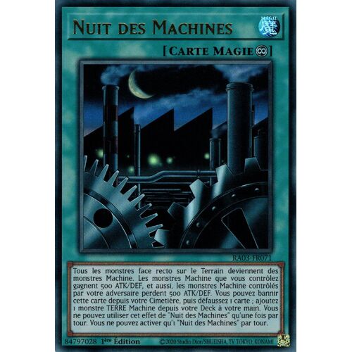 Yu Gi Oh Ra03 Fr071 Nuit Des Machines Ultra Rare