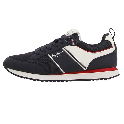 Chaussures Running Mode Pepe Jeans Dublin Brand Bleu Marine