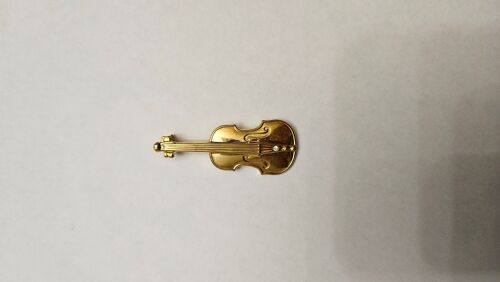 Broche Fantaisie Violon Tb État 4,5cm X 2cm Envoi Postal (1,50€)