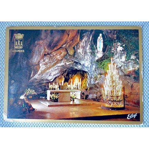 Carte Postales Lourdes . Timbre Franchise Militaire.Tampon Lourdes . 1972