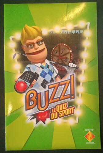 Buzz ! Le Quiz Du Sport - Notice Officielle - Sony Playstation 2 - Ps2