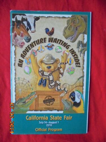 157th California State Fair Official Program July 14 - August 1, 2010