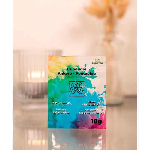 Poudre Ankoro Poutoulou Brute 100% Naturelle – Retardant Ultra Efficace, Sans Effets Secondaires Et Prolonge Les Rapports Intimes 