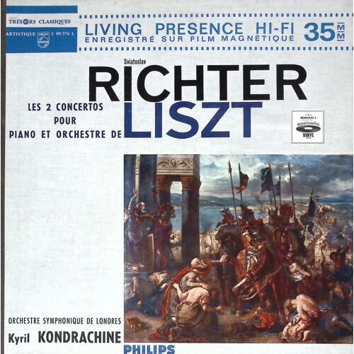 Kyril Kondrachine - Sviatoslav Richter - Les 2 Concertos Pour Piano Et Orchestre - Liszt - 1961