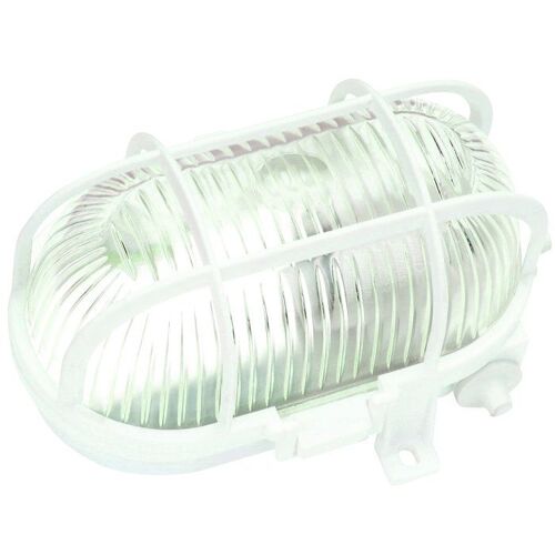 Hublot étanche ovale Dhome - Blanc - 230V - CULOT E27