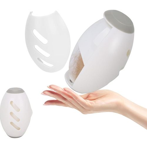 Rouleau Adhésif Réutilisable En Silicone - Aqsacokiya - Rouleau Anti-Peluches Portable Pour Voyage (Blanc)