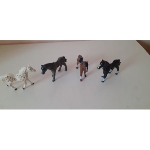 Lot De 5 Chevaux Playmobil