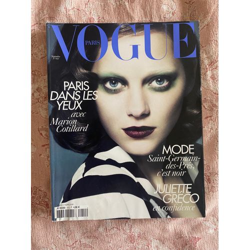 Magazine Vogue France Septembre 2010