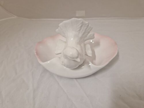 Coupelle Porcelaine Colombe 22*15cm Vintage
