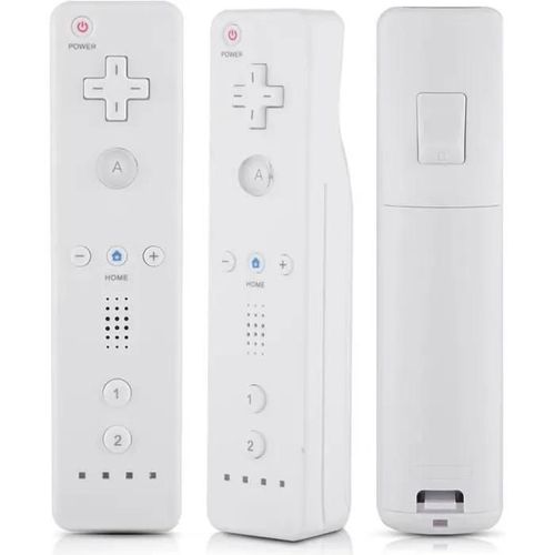 Manette de Jeu Somatosensoriel pour Nintendo Wii U /Wii Télécommande sans Fil (Blanc)---QILU