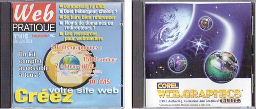 Lot De 2 Cd Pour Création De Sites Web