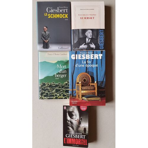 Franz-Olivier Giesbert - Lot De 5 Livres