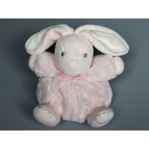 Doudou Lapin Boule Rose Crème Kaloo