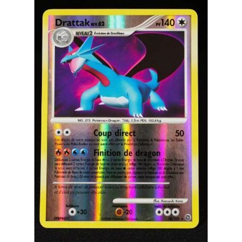Pokemon Drattak Reverse 140 Pv 18 / 132 D&p Merveilles Secretes