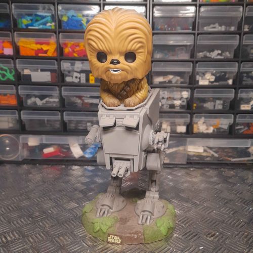 Figurine Funko Pop #236 Star Wars Chewbacca Avec At-St Deluxe