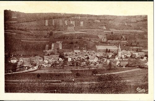 Carte Postale Vaulnaveys-Le-Haut, Isère, Vue Générale Et Route De Brié, 1948