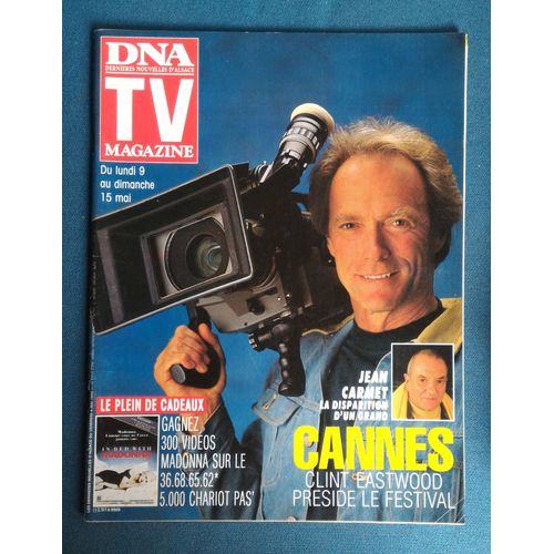 Dna Tv Magazine - Mai 1994 - Clint Eastwood - Occasion