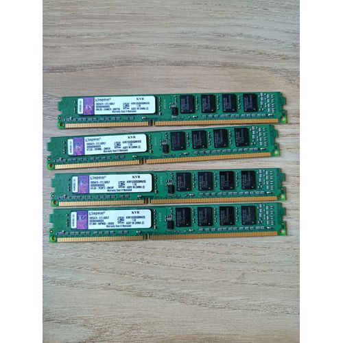 Mémoire RAM Kingston DDR3 DIMM 4x2go