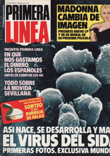 Primera Linea (Edition Espagne) / 07-1986 N°15 : Madonna (5p) - Sanchez Vicario (2p)
