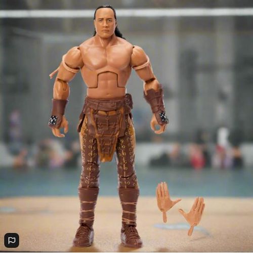 Wwe Elite Series Greatest Hits The Rock As Scorpion King Action Figure