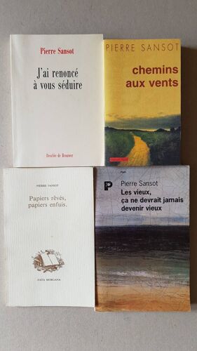 Pierre Sansot - Lot De 4 Livres
