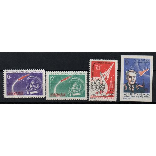 Vietnam Du Nord Timbres Espace