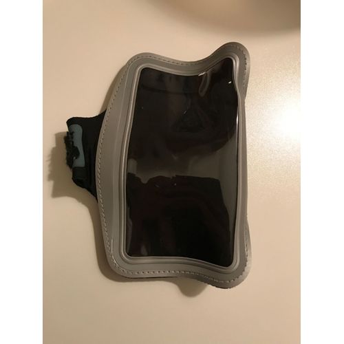 Brassard Pour Course À Pied Gris Et Noir À Scratch