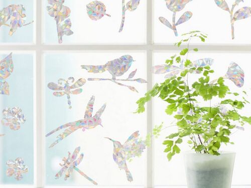 Attrape-soleil - Autocollant arc-en-ciel pour portes et fenêtres en verre