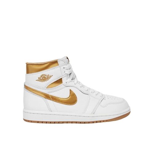 Nike Air Jordan 1 Retro Hi Og Blanche Et Or