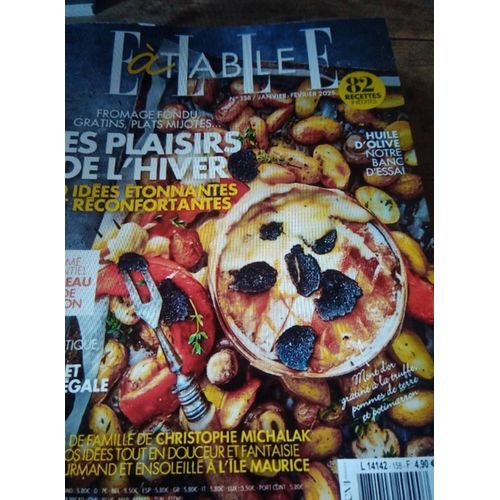 Lot De 6 Magazines Neuf "Elle À Table"