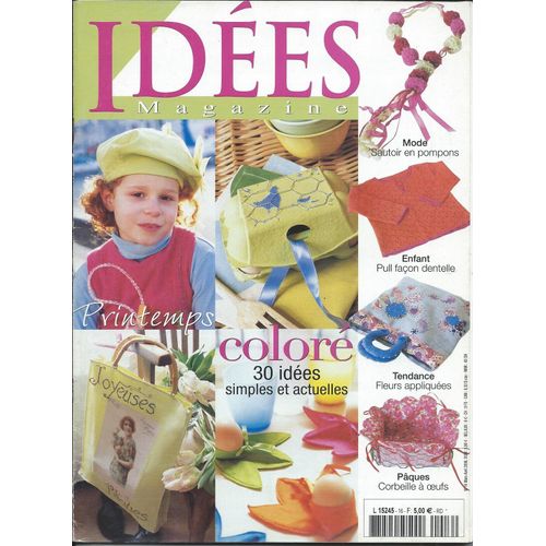 Idees Magazine N°16 Couture Loisirs Creatifs