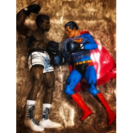 Figurines Collector Superman V.S Muhammad Ali