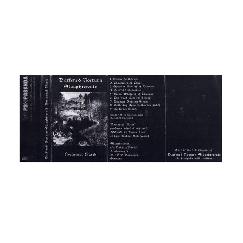 Darkened Nocturn Slaughtercult - Nocturnal March - Cassette-Lp