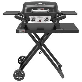 Barbecue à Gaz Grill 1900W + 8 Cartouches De Gaz Allumage Piezo + Récupérateur De Graisse Camping COOK160 - Gamm Vert