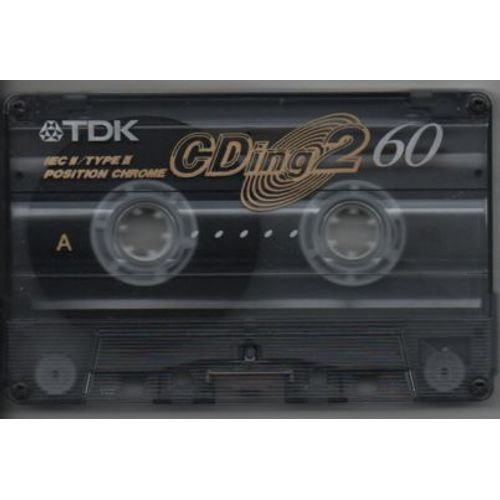cassette audio TDK CDing 2 60 minutes