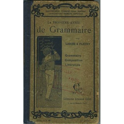 La Troisième Année De Grammaire