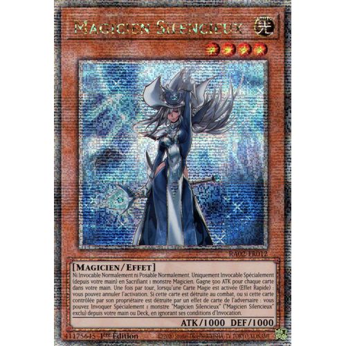 Yu Gi Oh Ra02 Fr012 Magicien Silencieux Collector Rare