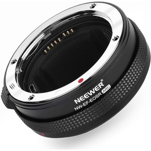 NEEWER Adaptateur EF vers RF - avec Bague de contrôle - Compatible avec Les objectifs Canon EF/EF-S EOS R RP R6 R5 R3 R7 R10 R8 R50 - Charge maximale : 2 kg - NW-EF -EOSR Arc