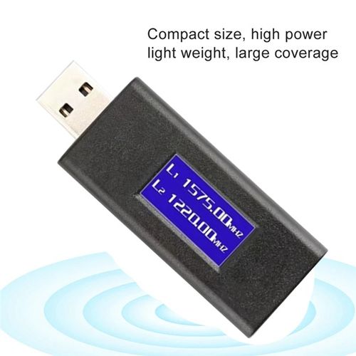 Bloqueur De Signal Gps De Voiture 1555-1580mhz Gps+Beidou Détecteur De Signal Bicanal Protection De Privée Bloqueur Anti-Interférence