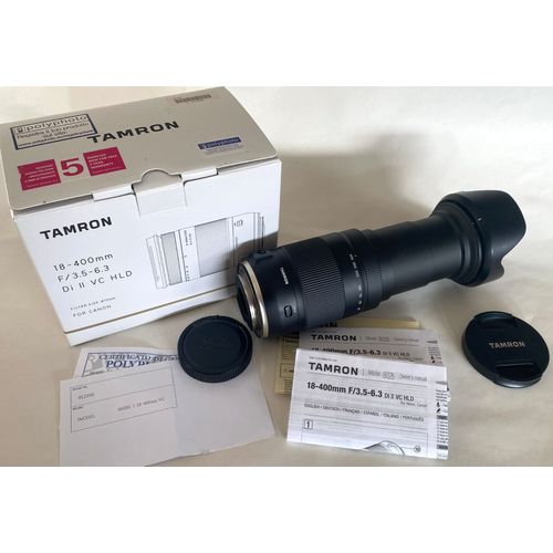 Zoom TAMRON Objectif 18-400mm , F/3.5-6.3 Di II VC HLD , monture CANON EF / EF-S