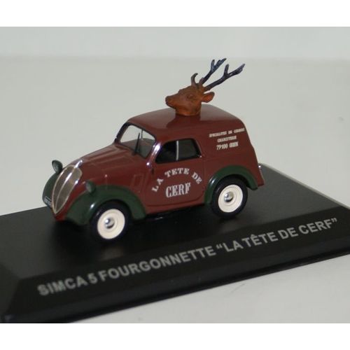 Altaya Camionnette D Antan Simca 5 Fourgonnette La Tete De Cerf Avec Fascicule N 60-Altaya