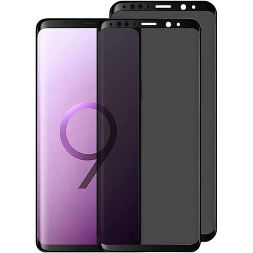 KAL-2 Pièces Verre Trempé Anti Espion Avec Samsung Galaxy S9 / Galaxy S8 - Anti Spy Film De Protection Dureté 9H, Privacy Film Protection Écran, 3D Vitre Protecteur Filtre Confidentialité