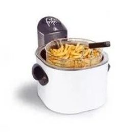 Friteuse Zone Froide - FRIFRI - Ronde - 3200W - 4L - Entretien Facile