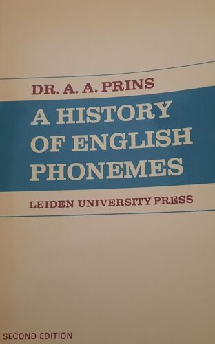 A History Of English Phonemes