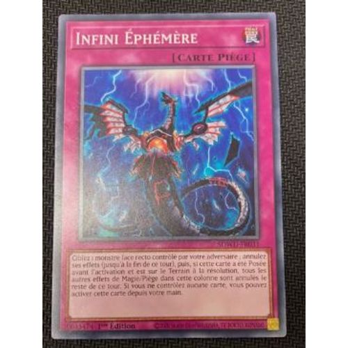 Yu Gi Oh Sdwd Fr031 Infini Éphémère