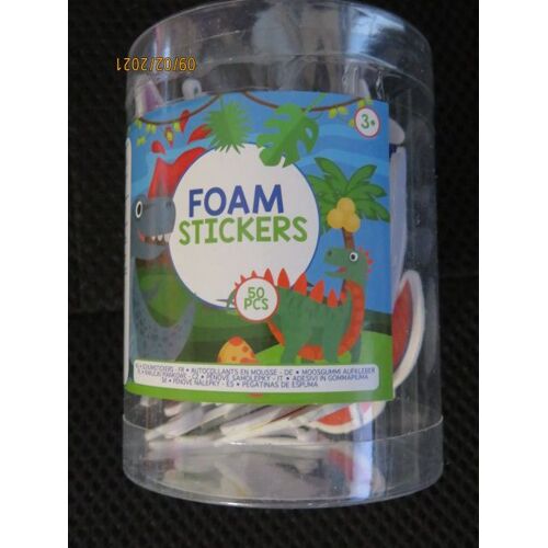 Boîte De Stickers En Mousse Dinosaures
