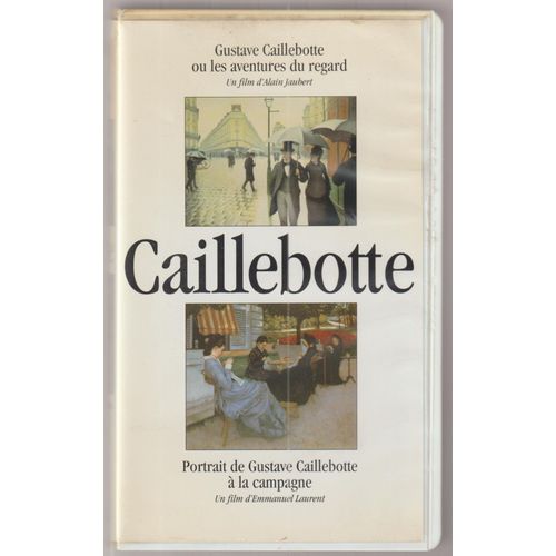 Gustave Caillebotte Ou Les Aventures Du Regard Un Film D'alain Jaubert , Vhs Et Portrait De Gustave Caillebotte À La Campagne ,Un Film D'emmanuel Laurent Vhs